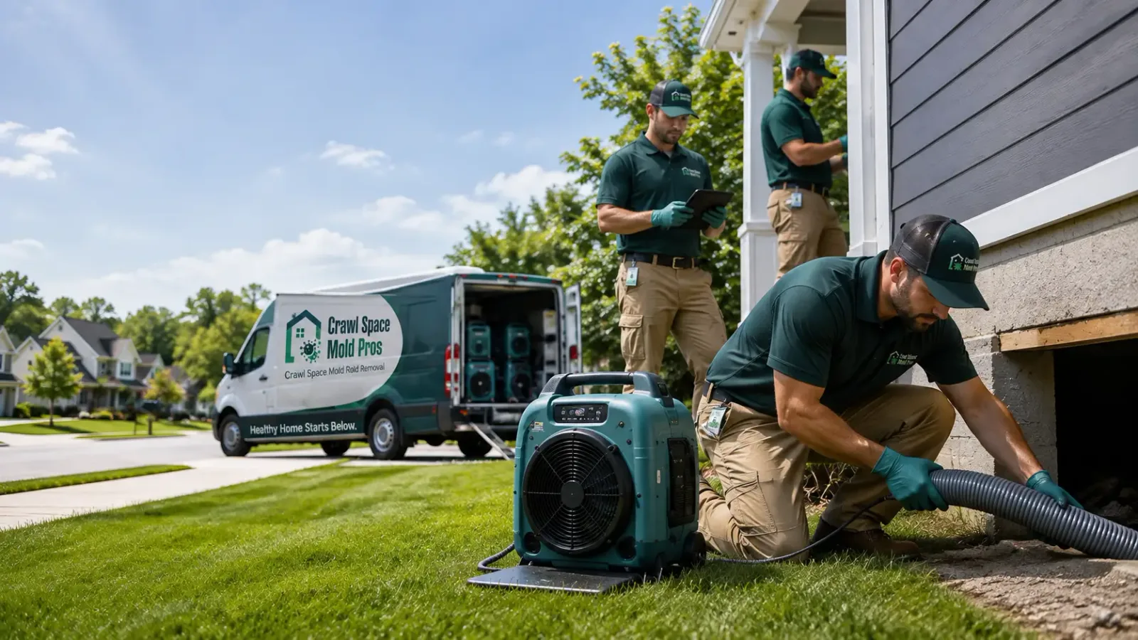Crawl Space Mold Removal in Sheyenne, ND